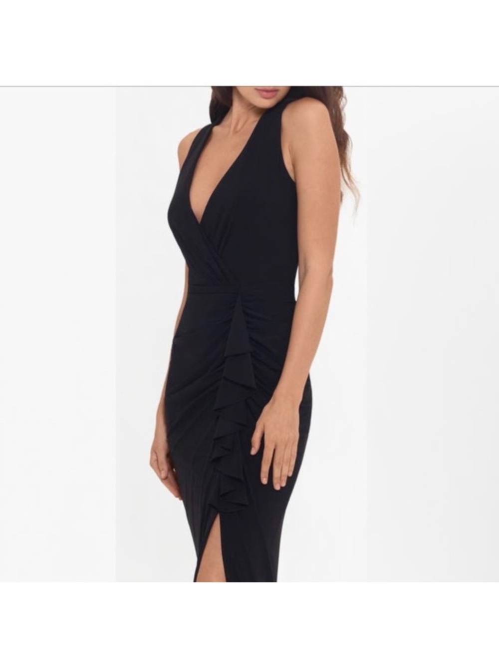 NWT Betsy & Adam size 10 Black Gown